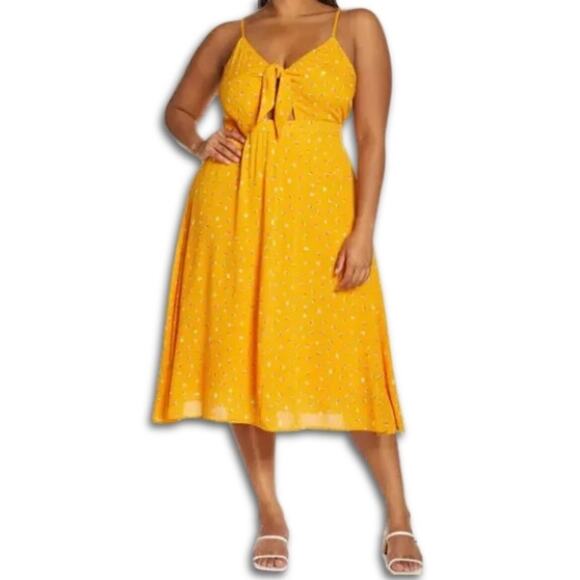 BP Sundress Above Knee Length Zip Closure Spaghetti Strap Floral Orange XXS NWOT - Picture 1 of 10